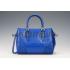 Prada Crocodile Leather Shoulder Bag Blue