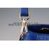 Prada Crocodile Leather Shoulder Bag Blue