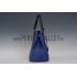 Prada Double Tote Blue With Black Python Handles 18926807