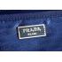 Prada Double Tote Blue With Black Python Handles 18926807