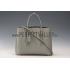 Prada Saffiano Double Tote Grey Replica HM09655