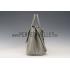 Prada Saffiano Double Tote Grey Replica HM09655