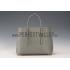 Prada Saffiano Double Tote Grey Replica HM09655