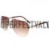 Prada Aviator Gold Frame Tortoiseshell Temples Sunglasses 308229