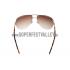 Prada Aviator Gold Frame Tortoiseshell Temples Sunglasses 308229