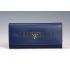 Prada Tessuto Saffiano Dark Blue Wallet