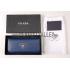 Prada Tessuto Saffiano Dark Blue Wallet