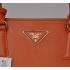 Prada  1786 Handbag Cow Leather Orange