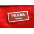 Prada  Patent Leather Satchel Red