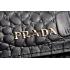 Prada Saffiano Crocodile Leather Black And Blue Small Bag Replica