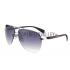 Replica Prada Sporty Linea Rossa Logo Silver Frame Sunglasses 308217