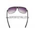 Prada Sporty Embellished Black Frame Linea Rossa Logo Sunglasses 308300