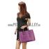 Prada Saffiano Double Tote Purple HM11557