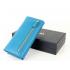 Prada  1M201A Wallet Cow Leather Blue