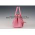 Prada Saffiano Mini Double Zip Tote Dark Pink