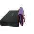 Prada  1M1244 Wallet Cow Leather Purple