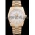 Rolex Day-Date 18k Yellow Gold Plated Stainless Steel White Dial Replica