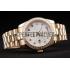 Rolex Day-Date 18k Yellow Gold Plated Stainless Steel White Dial Replica