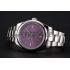 Rolex Oyster Perpetual Red Grape Dial Stainless Steel Case And Bracelet