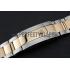 Rolex Plated Yellow Gold and Stainless Steel Link Bracelet  622488