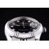 Rolex Datejust Black Dial Diamonds Ribbed Bezel 7458