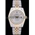 Rolex Datejust Silver Dial Diamonds Ribbed Bezel 7454