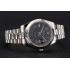 Replica Swiss Rolex Datejust Black Dial Roman Numerals Stainless Steel Case And Bracelet