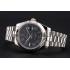 Replica Swiss Rolex Datejust Black Dial Roman Numerals Stainless Steel Case And Bracelet