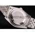 Rolex DateJust Brushed Stainless Steel Case Orange Flowers Dial Diamonds Plated