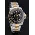 Swiss Rolex GMT Master Yellow  Gold Bezel Black Dial 80295