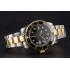 Swiss Rolex Submariner Black Dial And Bezel Two Tone Steel Gold Bracelet