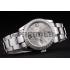 Rolex Datejust Polished Stainless Steel Silver Flowers Dial Diamond Plated 98081