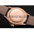 Replica Swiss Rolex Cellini Time Rose Gold Case Black Dial Black Leather Bracelet   622656