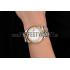 Swiss Rolex Datejust White Dial Gold Bezel Stainless Steel Case Two Tone Gold Bracelet