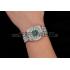 Swiss Rolex Day-Date Diamond Pave Green Dial Diamond Bracelet 1453951