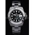 Rolex Swiss GMT Master II Pro-Hunter Black Steel Strap Black Dial