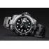 Rolex Swiss GMT Master II Pro-Hunter Black Steel Strap Black Dial