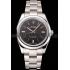 Rolex Oyster Perpetual Dark Rhodium Dial Stainless Steel Case And Bracelet