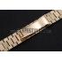 Replica Rolex Polished and Brushed Gold Bracelet  622490