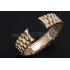 Replica Rolex Polished and Brushed Gold Bracelet  622490