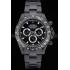 Rolex Daytona Black Ion Plated Tachymeter Black Stainless Steel Strap Black Dial 80247