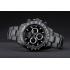 Rolex Daytona Black Ion Plated Tachymeter Black Stainless Steel Strap Black Dial 80247