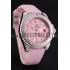 Swiss Rolex Submariner Pink Dial Pink Bezel Pink Fabric Bracelet 1453981