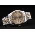 Replica Rolex DateJust Gold Stainless Steel Ribbed Bezel Goldish Dial 41978