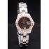 Rolex Datejust Diamonds Rose Gold Polished Bezel Brown Dial 7475