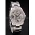 Rolex Datejust Stainless Steel Silver Flowers Dial Diamond Plated rl305