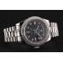 Swiss Rolex Day-Date Black Dial Diamond Case Diamond Numerals Stainless Steel Bracelet 1453966