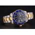 Swiss Rolex Submariner Blue Dial And Bezel Two Tone Steel Gold Bracelet