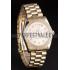 Rolex Day-Date 18k Yellow Gold Plated Stainless Steel Gold Dial Replica