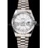 Swiss Rolex Datejust White Dial Stainless Steel Case And Bracelet